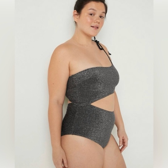 PINK by VICTORIA SECRET NWOT
SHIMMER ONE-SHOULDER ONE-PIECE SWIMSUIT XL - Picture 2 of 13